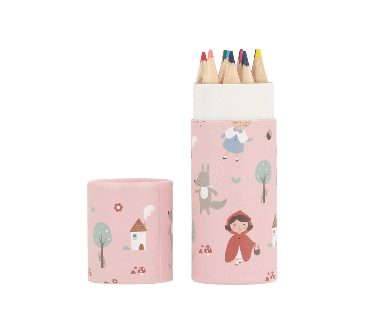 Tubo 12 lápis Little Red