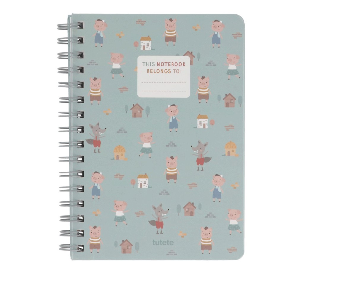 Libreta Escolar The Three Little Pigs