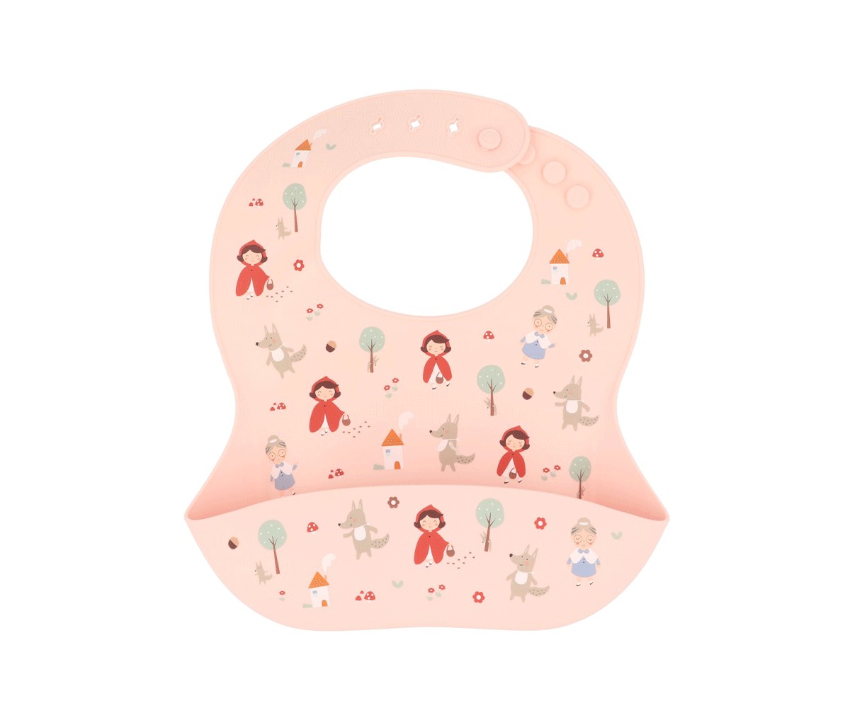Babero de Silicona Little Red