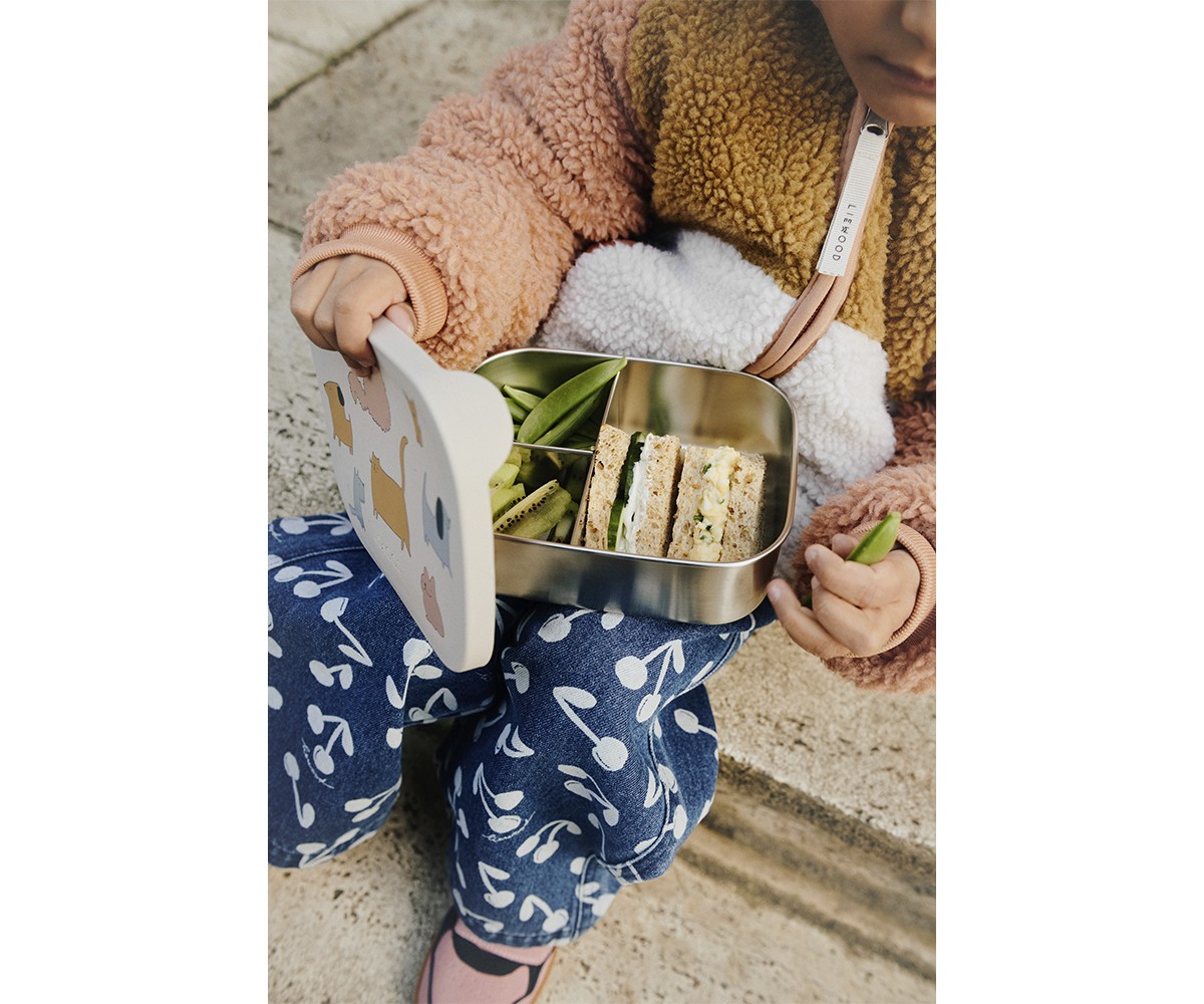 Lunch Box Arthur Inox Cats and Dogs/Sandy