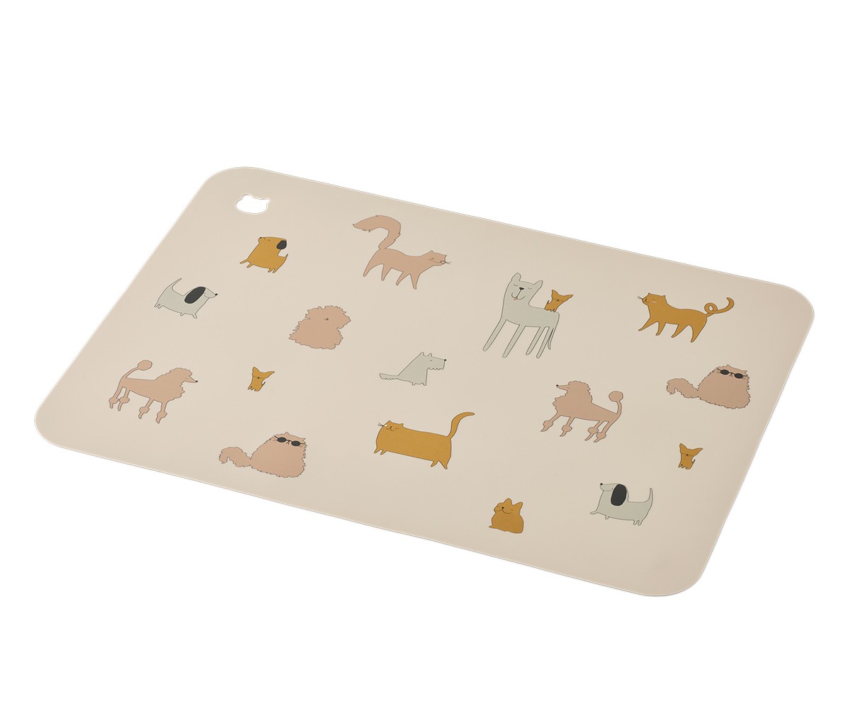 Salvamanteles Silicona Jude Cats and Dogs/Sandy