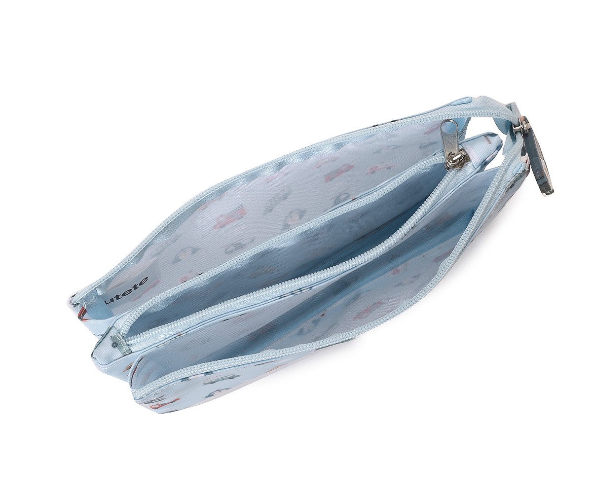 Trousse à 3 Compartiments City Cars Personnalisable