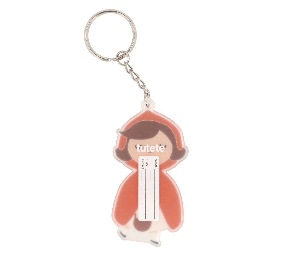 Porte-clés en Silicone Personnalisable Little Red