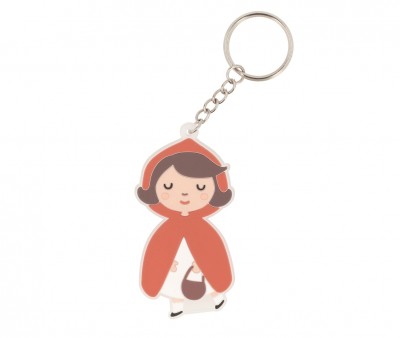 Llavero Silicona Personalizado Little Red