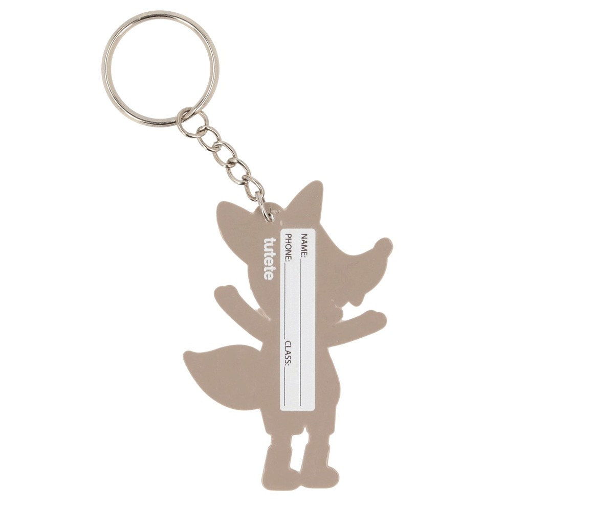 Porte-clés en Silicone Personnalisable The Three Little Pigs