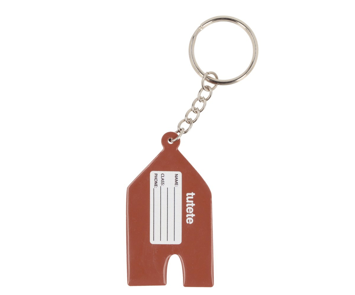 Porte-clés en Silicone Personnalisable Geometric Nature