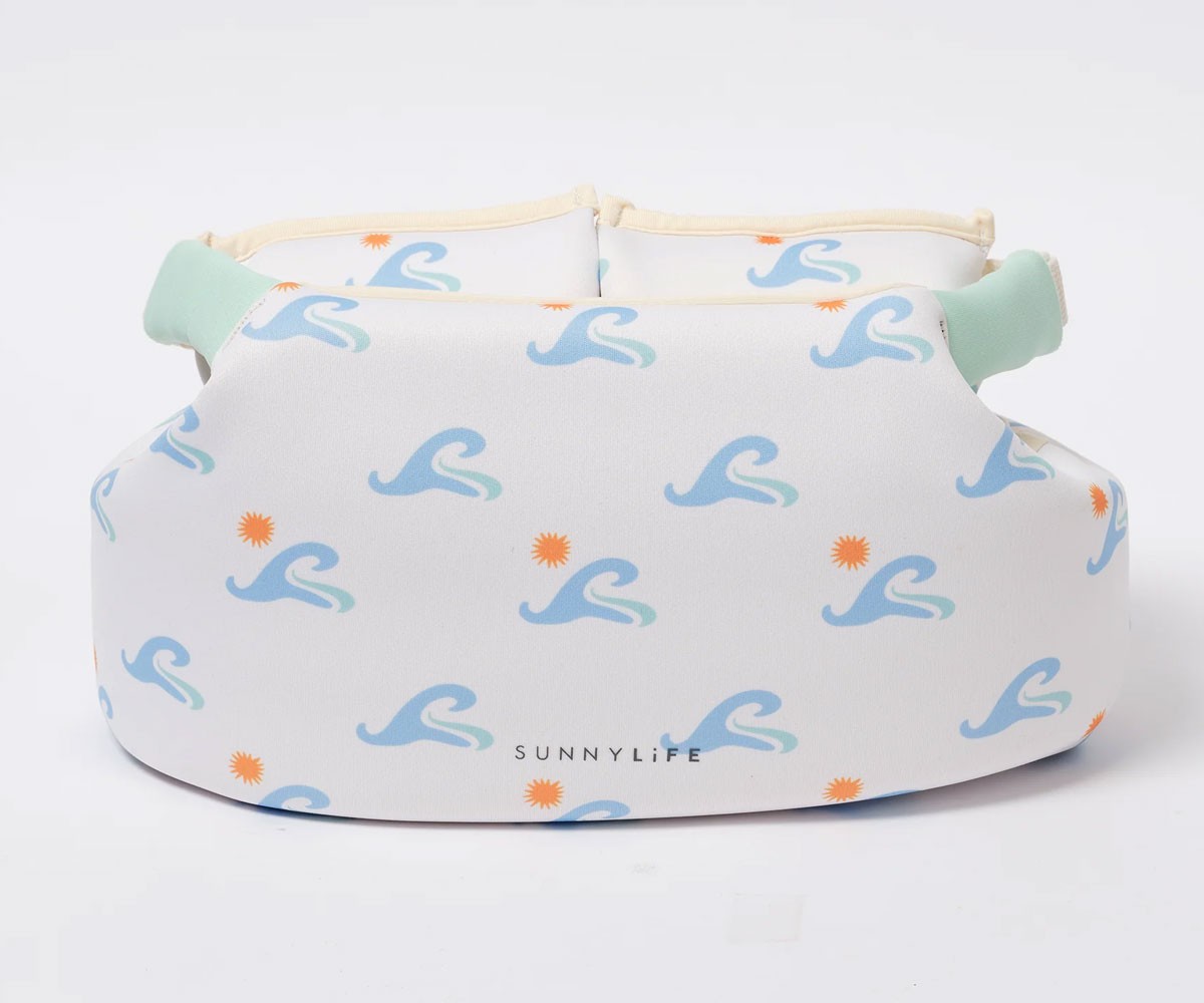 Colete Sid the Seagull Blue Wave com braçadeiras