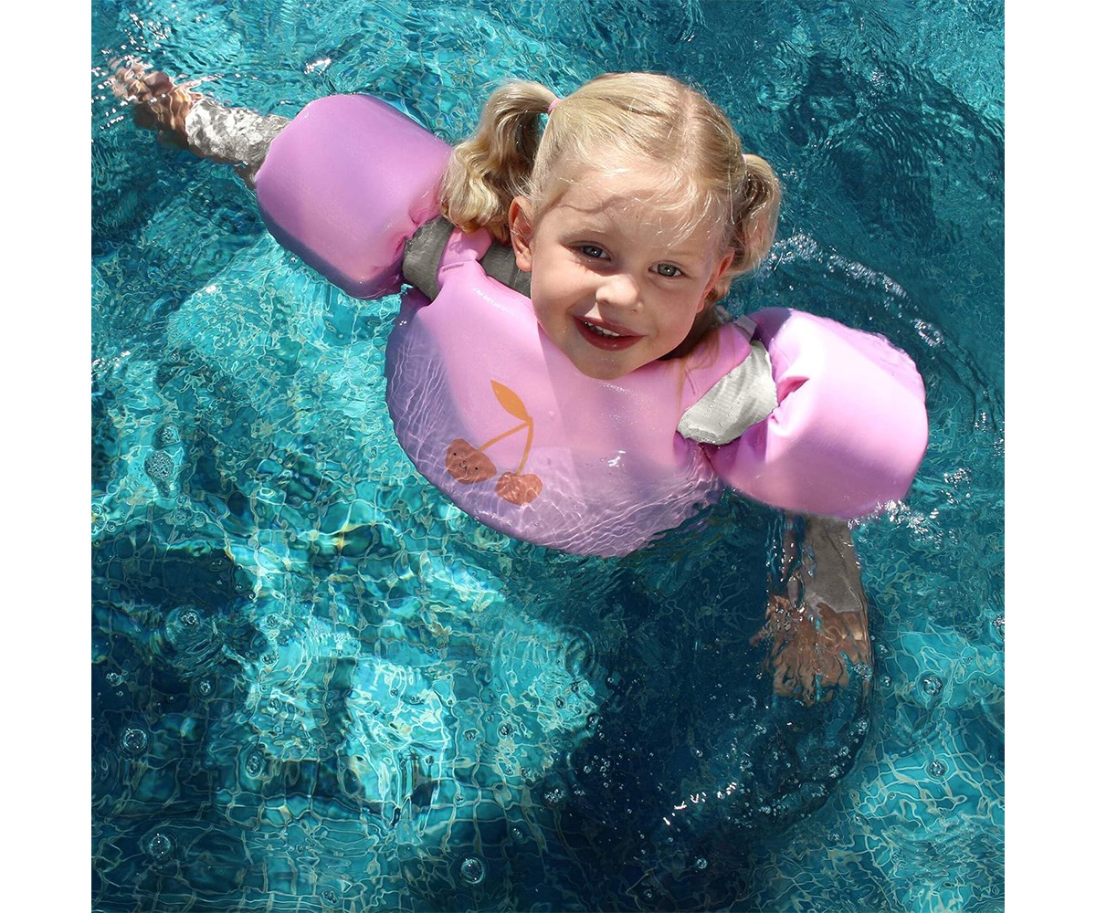 Colete Cotton Candy Cherry com braçadeiras