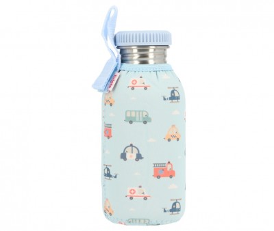 Botella Acero con Funda City Cars Personalizable 500ml