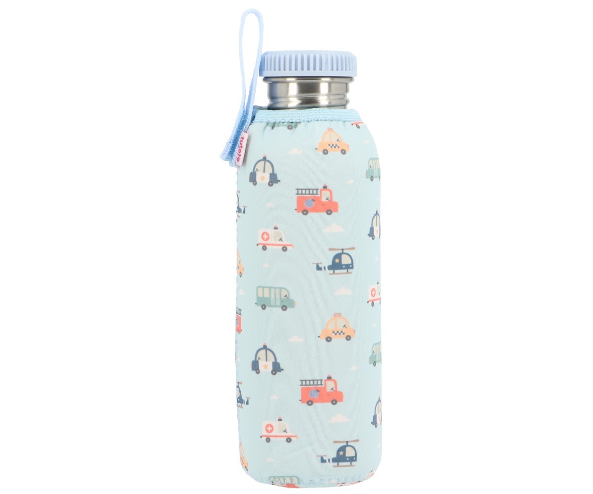 Botella Acero con Funda City Cars Personalizable 750ml