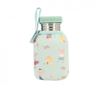 Botella Acero con Funda The Three Little Pigs Personalizable 350ml