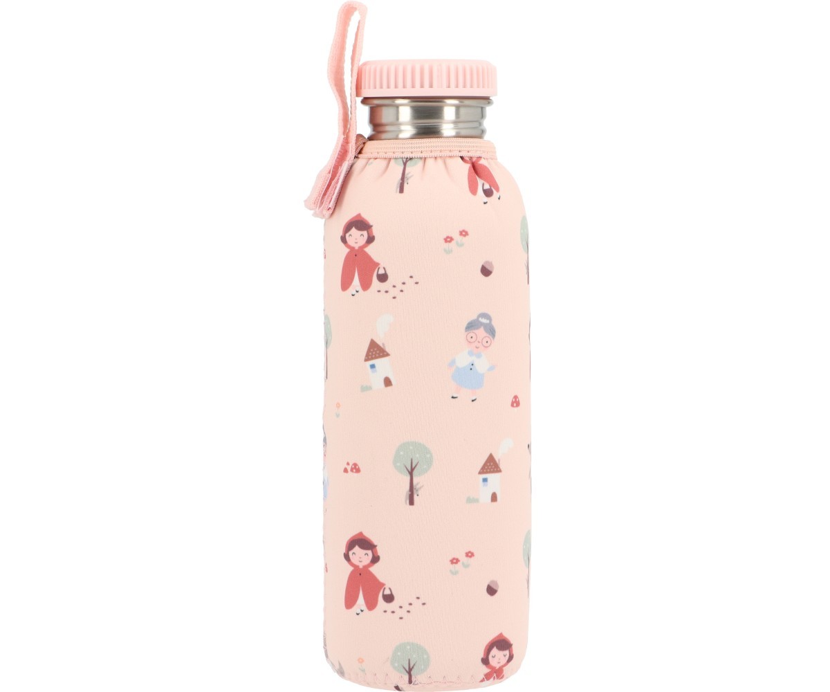 Gourde en Acier avec Housse Little Red Personnalisable 750 ml