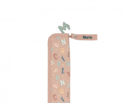 Funda Flauta Funny Letters Personalizable