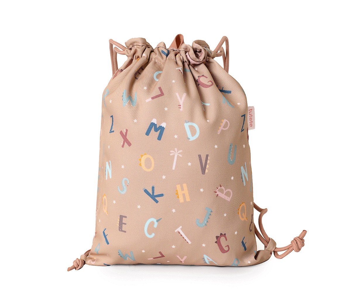 Sac à Dos Ficelle Imperméable Funny Letters Personnalisable