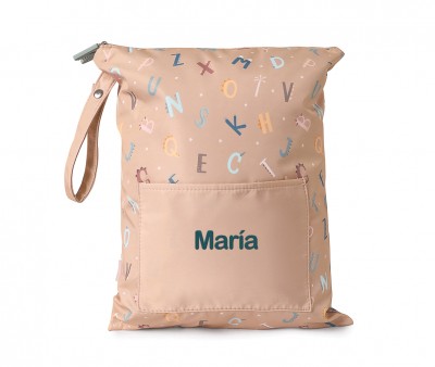 Bolsa Impermeable Grande Funny Letters Personalizable