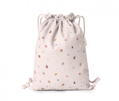 Mochila Saco Tela Geometric Nature Personalizable