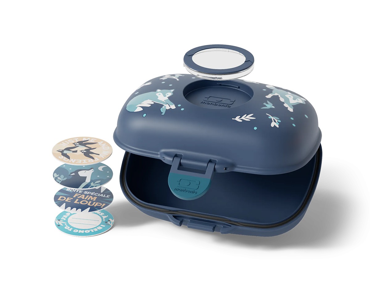 Boîte à Lunch MB Gram Loup Bleu