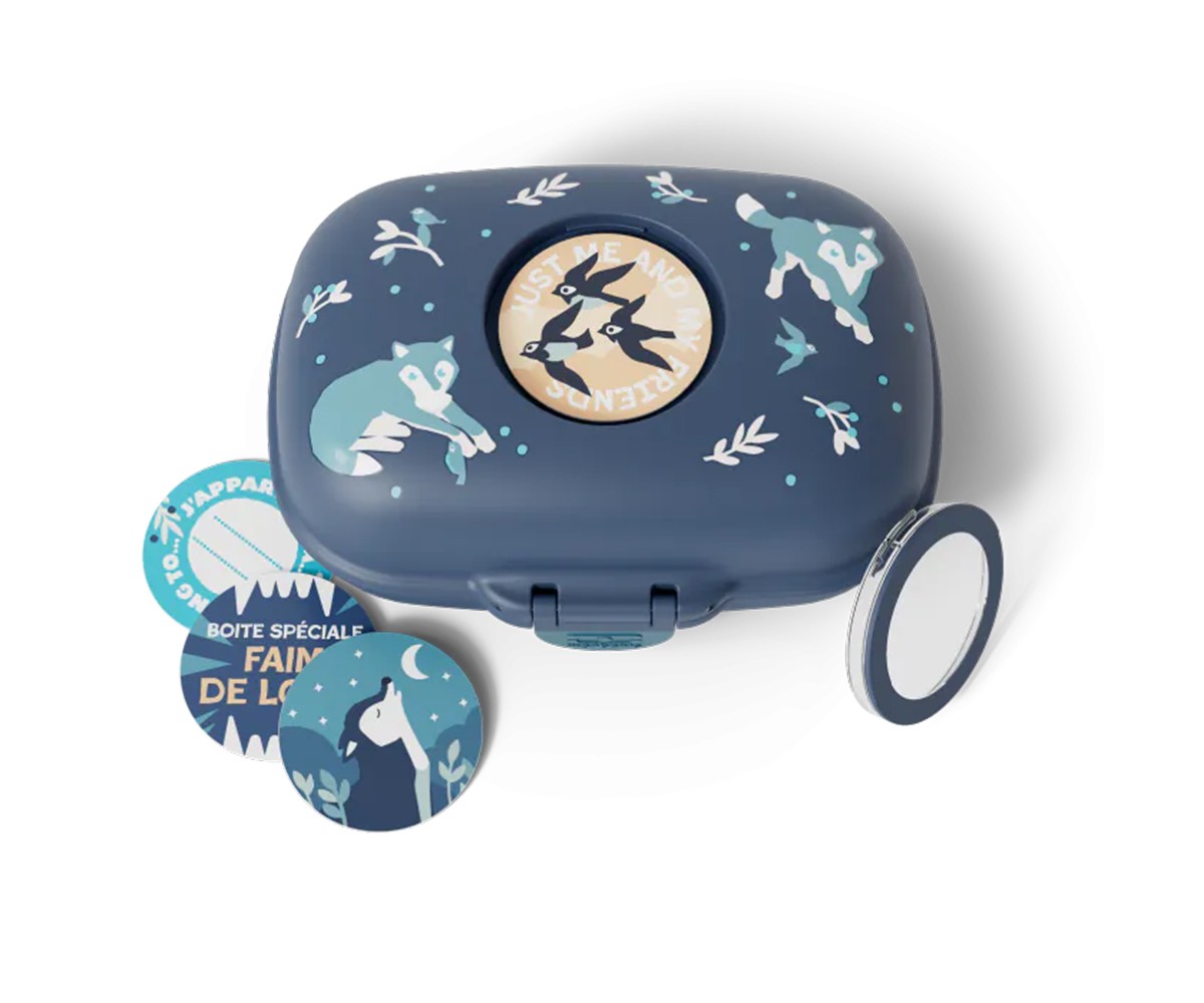 Boîte à Lunch MB Gram Loup Bleu