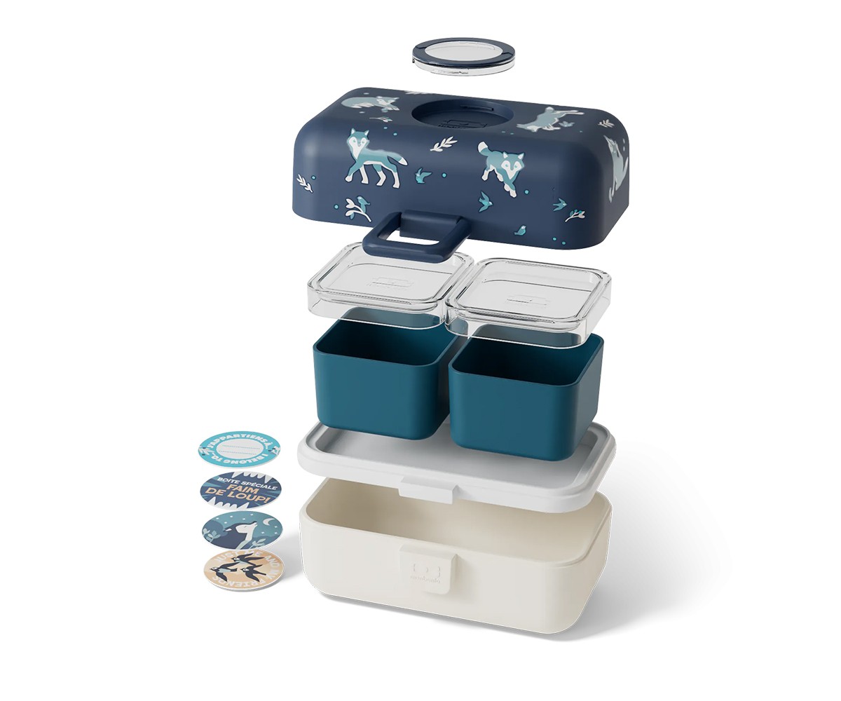 Boîte à Lunch MB Loup Bleu
