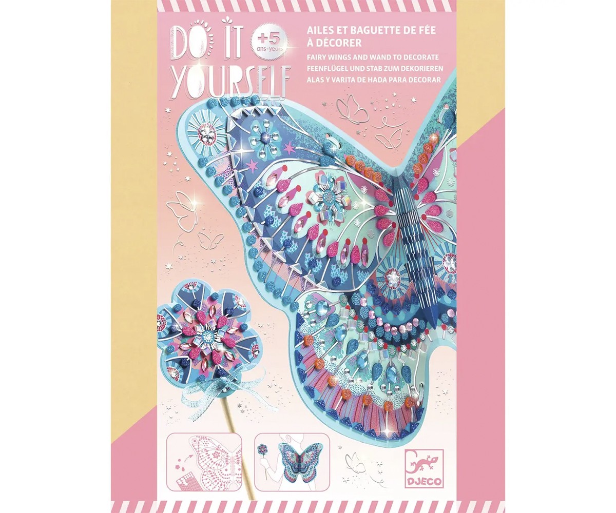 DIY Ali di Fata con Bacchetta Magica