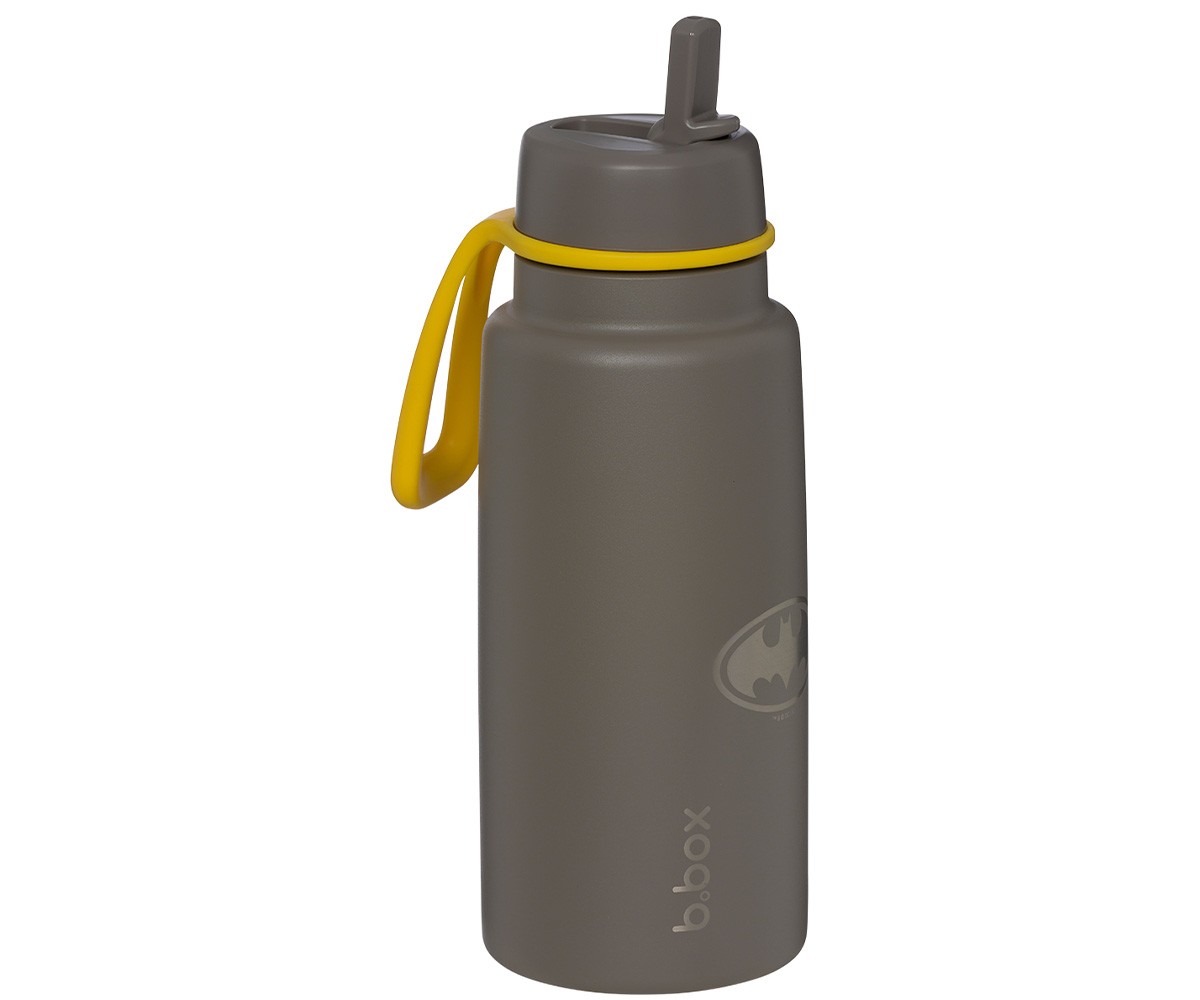 Garrafa térmica Batman com bico dobrável e alça 1L