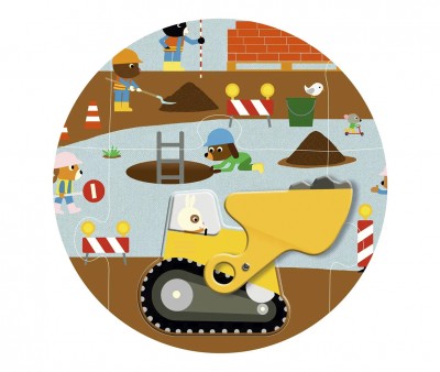 Puzzle Gigante Sitio de Construção
