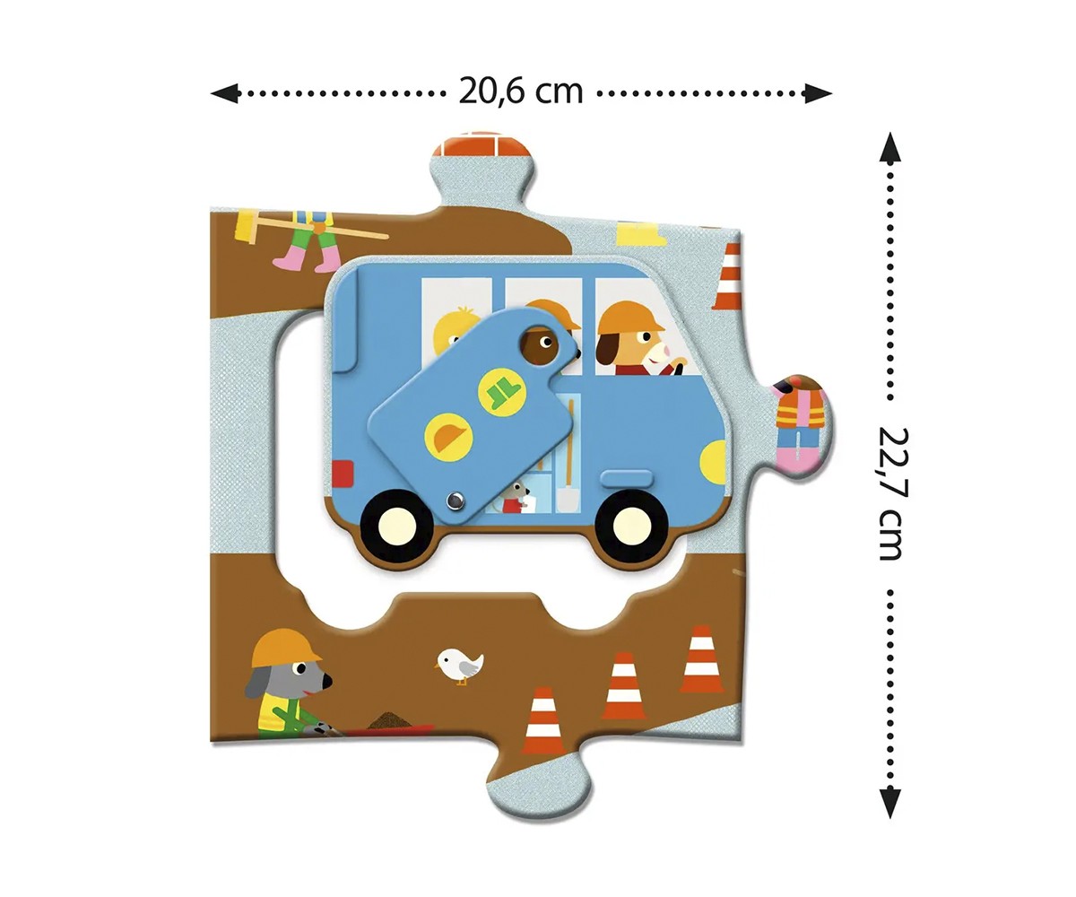 Puzzle Gigante Sitio de Construcción