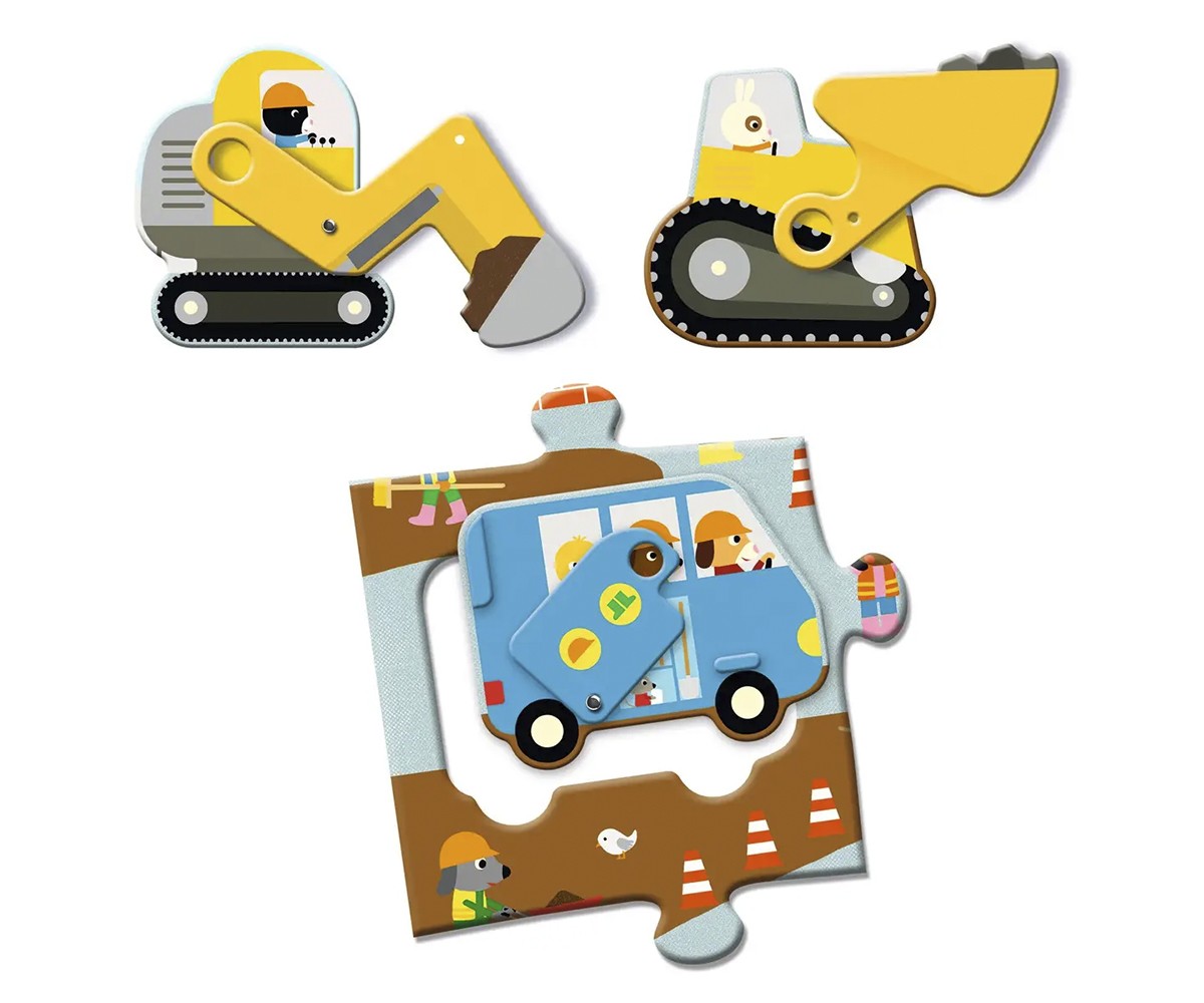 Puzzle Gigante Sitio de Construcción