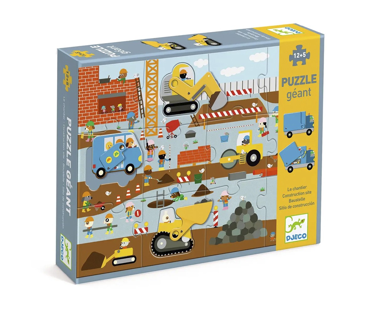 Puzzle Gigante Sitio de Construcción