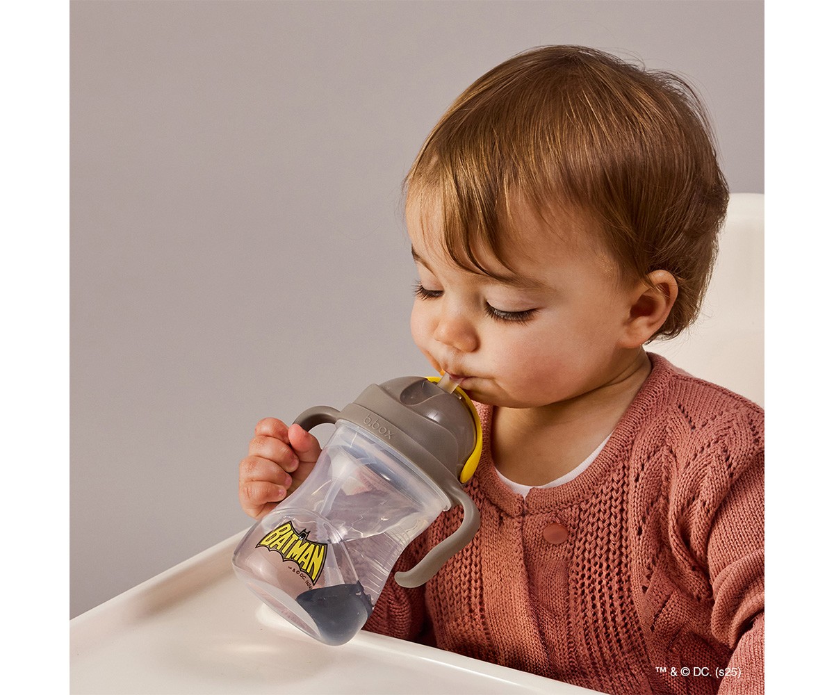 Taza con Pajita Flexible Batman