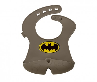 Babero Silicona Enrollable Batman
