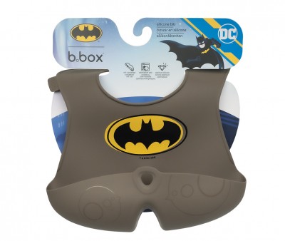 Babero Silicona Enrollable Batman