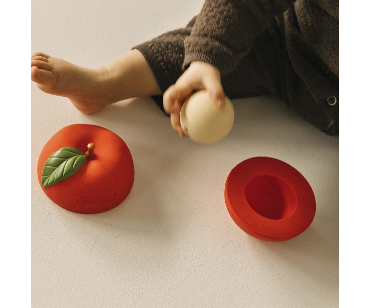 Apple Juguete Apilable y Pelotita Sonajero