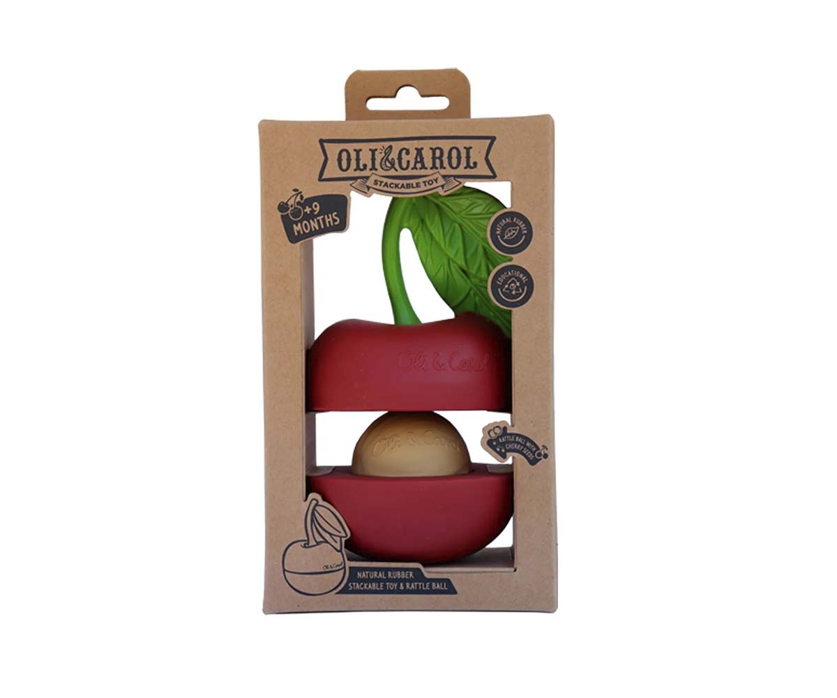 Cherry Juguete Apilable y Pelotita Sonajero