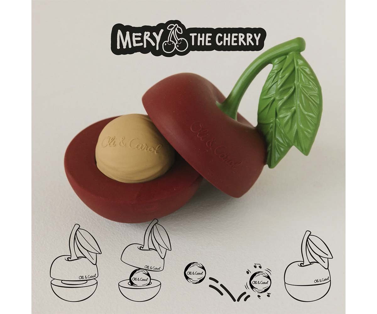 Cherry Juguete Apilable y Pelotita Sonajero