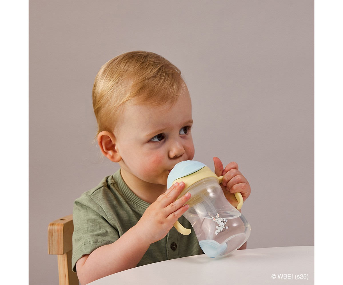 Taza con Pajita Flexible Looney Tunes