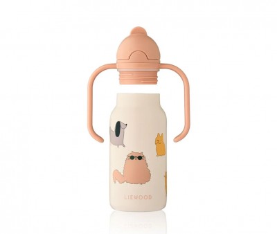 Botella de Acero Térmica Kimmie Cats and Dogs/Sandy 250 ml