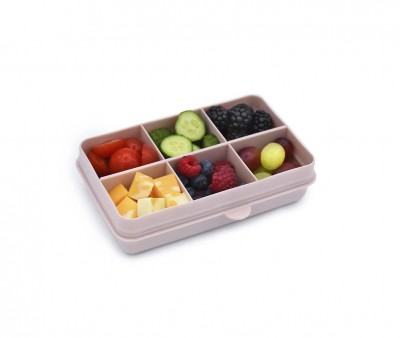 Snackle Box Pink 6 Scomparti