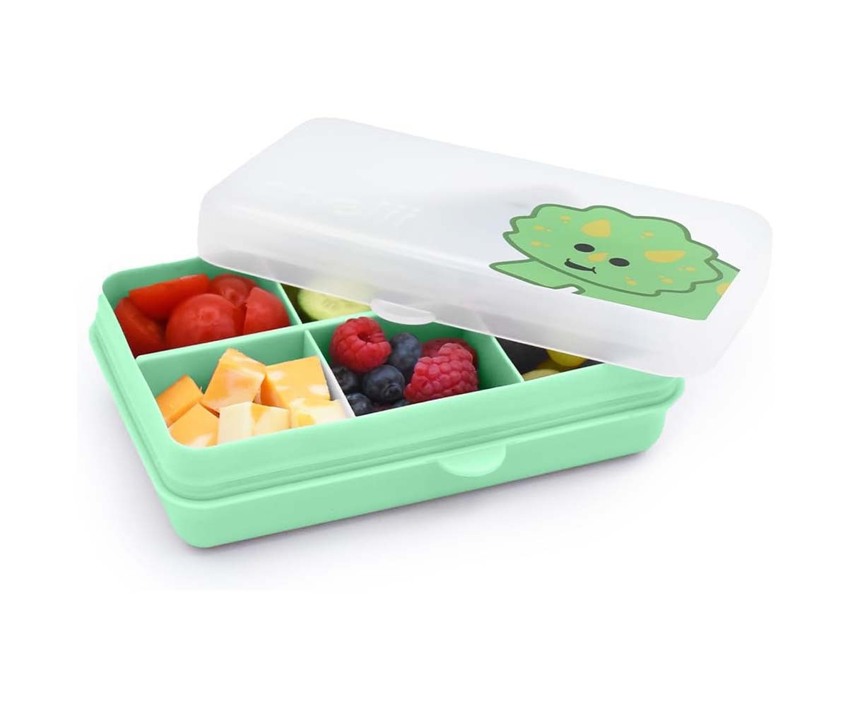 Boîte Snackle 6 Compartiments Dino