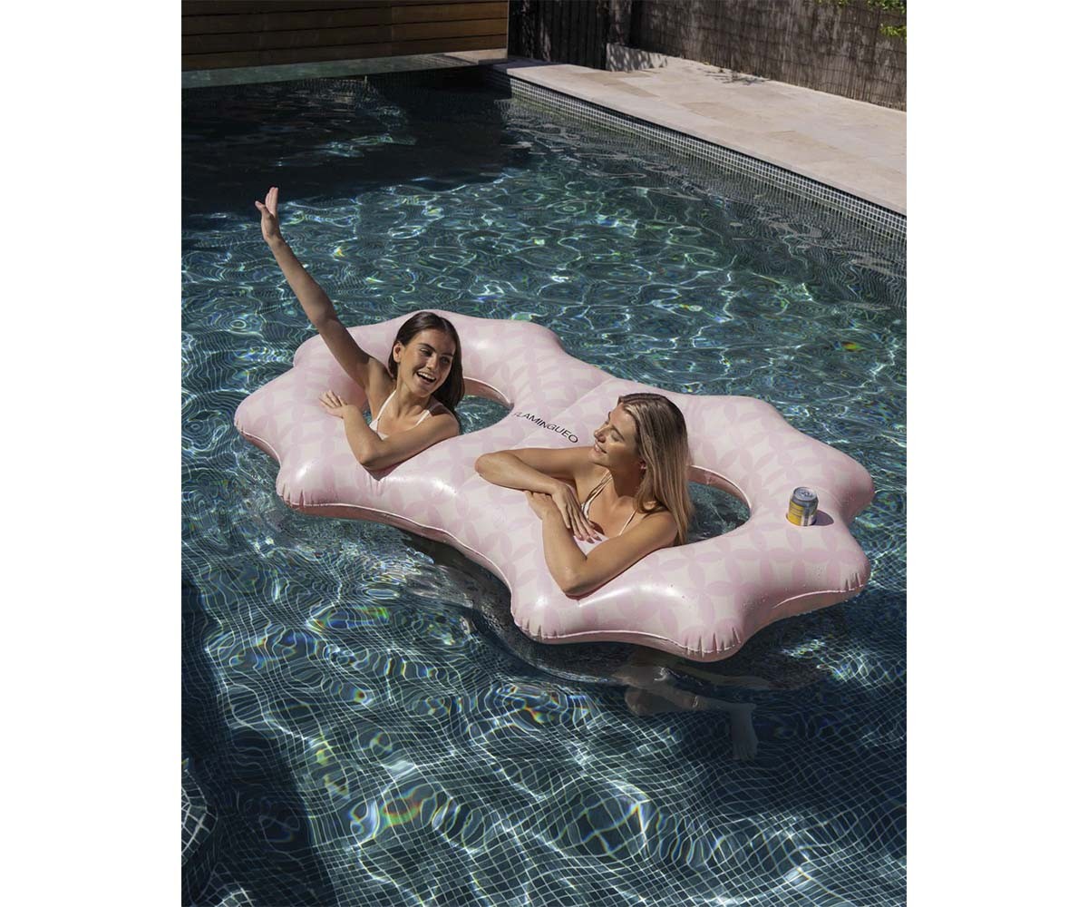 Ciambella Galleggiante Doppia Donut Star Ciao Acquamarina