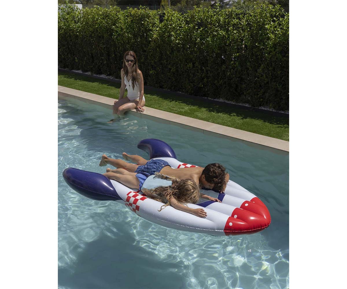 Matelas Gonflable Fusée Bleue Ares