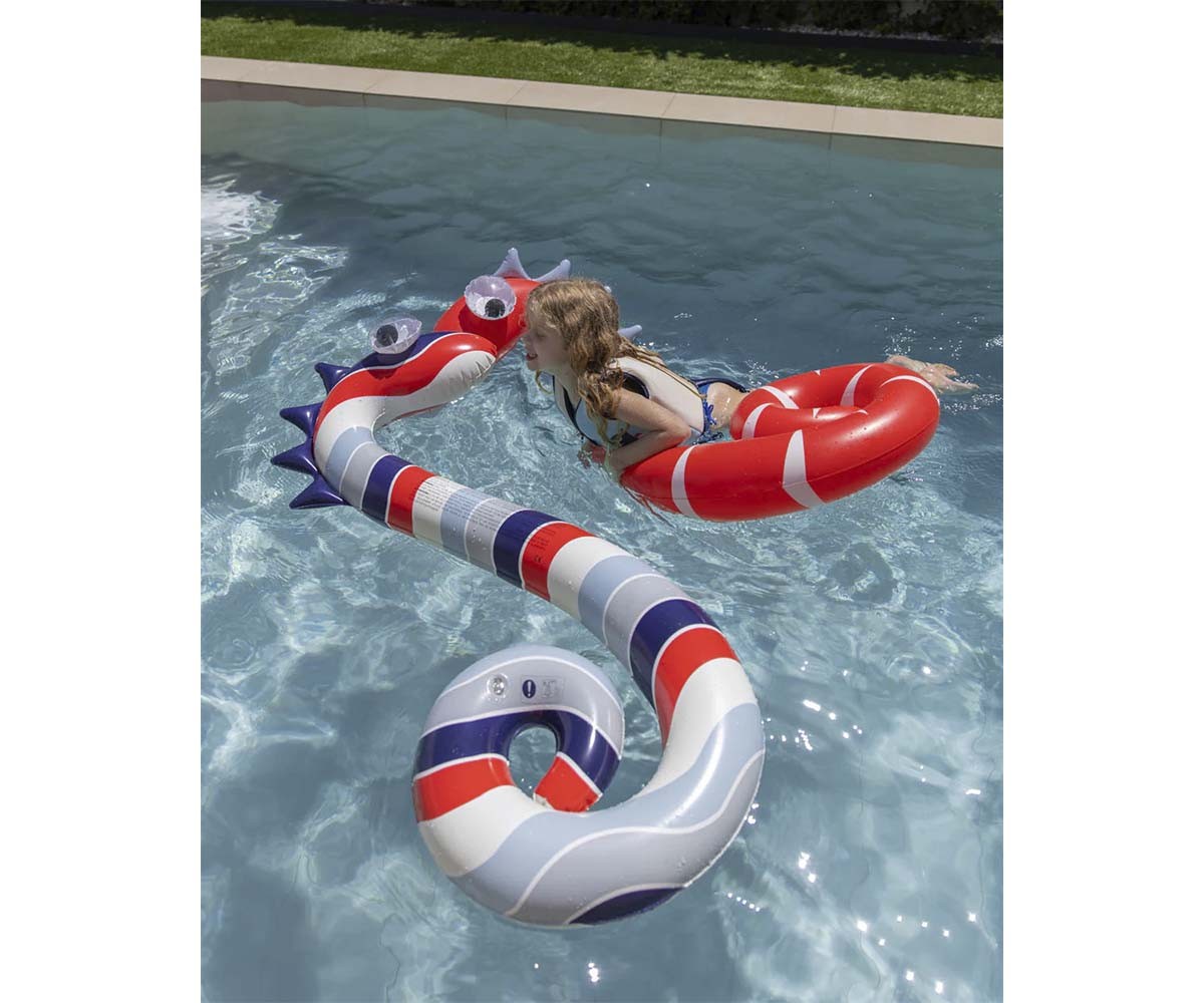 Flotador Hinchable Serpiente Roja Triton