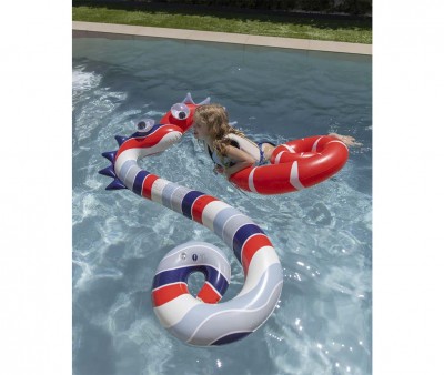 Flotador Hinchable Serpiente Roja Triton