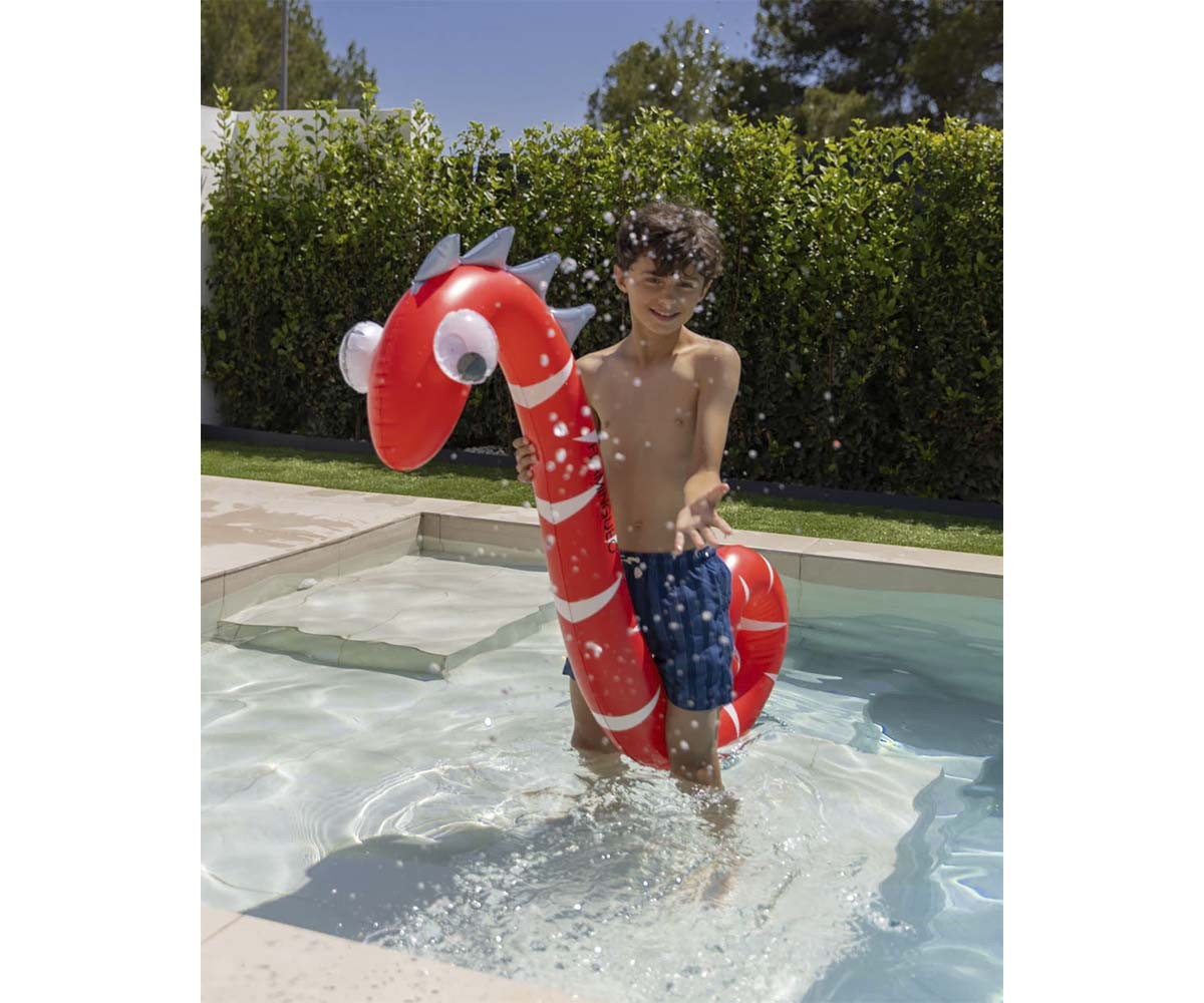 Flotador Hinchable Serpiente Roja Triton