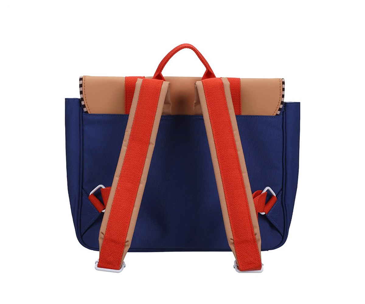 Mochila Escolar Sticky Lemon Jane Beige+Ned Blue
