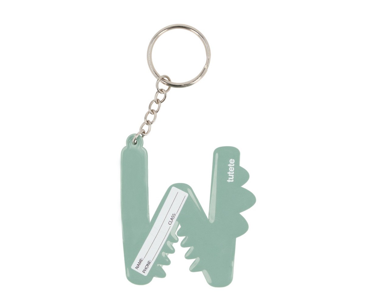 Porte-clés en Silicone Personnalisable Funny Letters