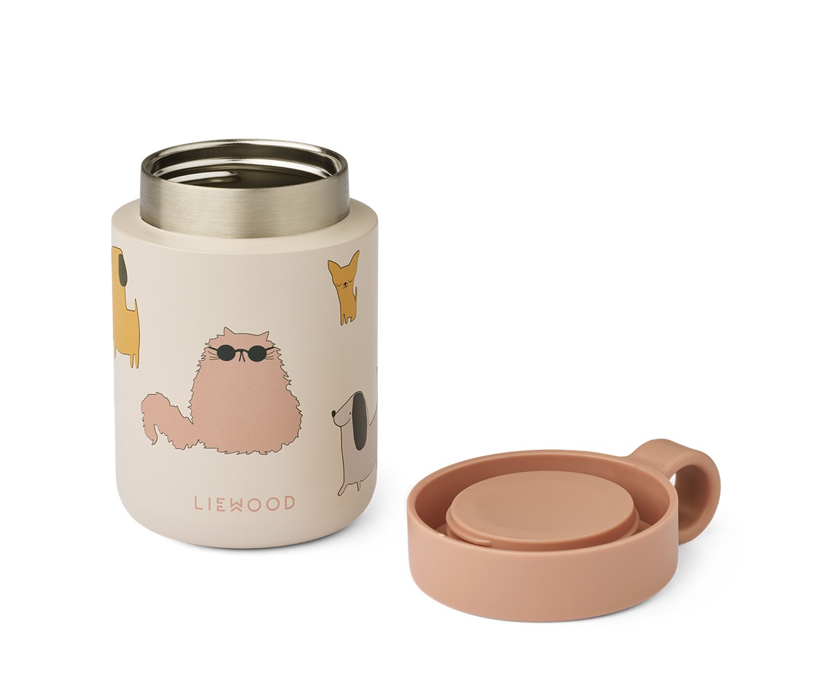 Termo Sólidos Kian Jar Cats and Dogs/Sandy