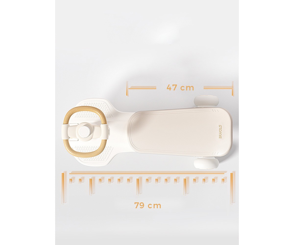 Rock de skate Bravold Long Rider com luz, música e rodas silenciosas