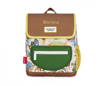 Mochila Escolar Solapa San Francisco Personalizable