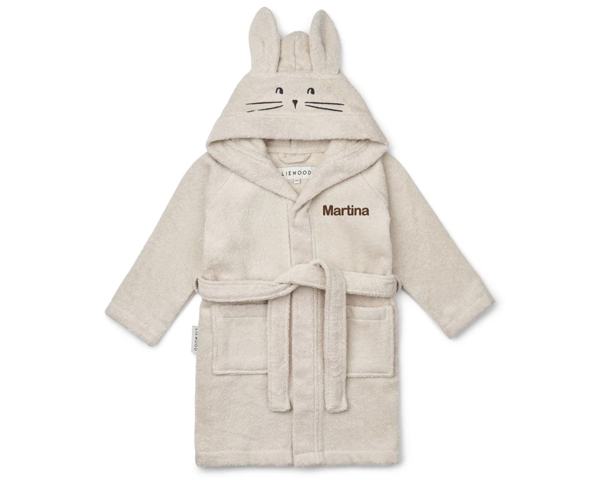 Accappatoio Personalizzabile Lily Rabbit Sandy
